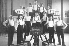 Mitglieder des Radeburger Turnvereins, unbek. Fotograf 1915, Stadtarchiv Radeburg 10437.
