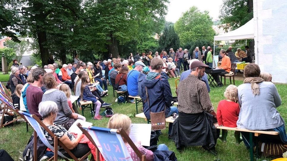 Kultur unter freiem Himmel: Auch in diesem Sommer singt und klingt es wieder im Rahmen des Meißner Kultursommers im Nikolaipark.