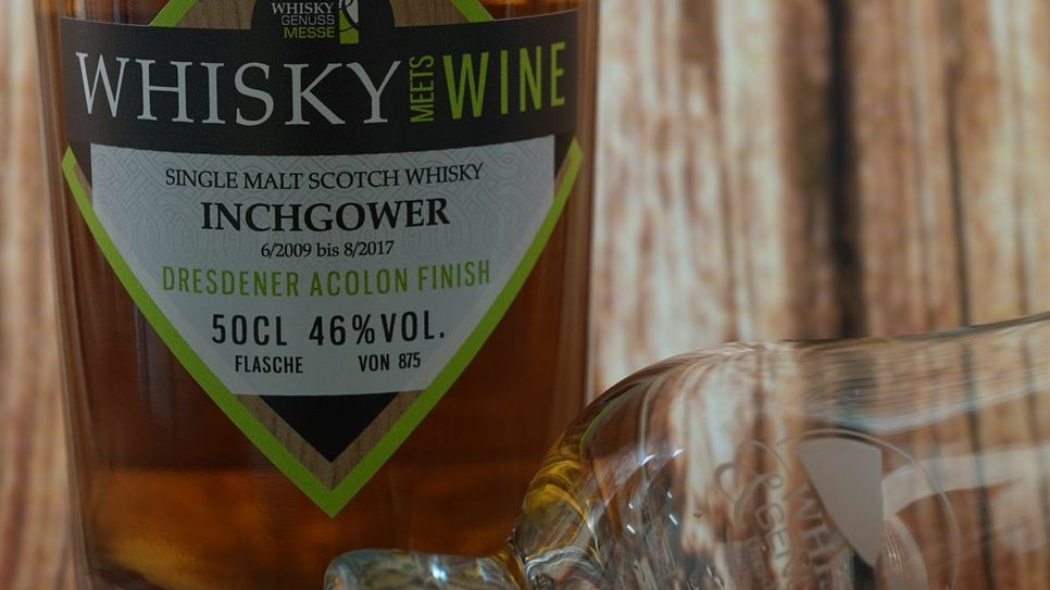 Mit Etikett: Der „Single Malt Scotch Whisky finished in a Saxon Redwine Cask“. Foto: PR