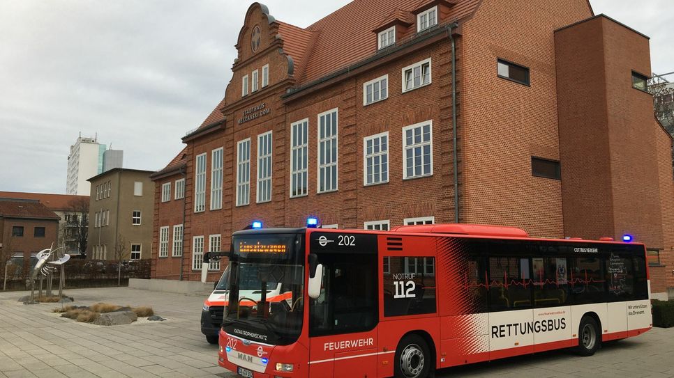 Der Rettungsbus ist ab sofort in Cottbus im Einsatz. Foto: Stadt Cottbus