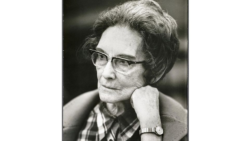 Porträt von Marianne Bruns 1973.