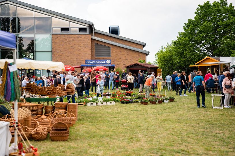 Zum Falkenberger Herbstmarkt wird die Festwiese am Haus des Gastes gut besucht sein.