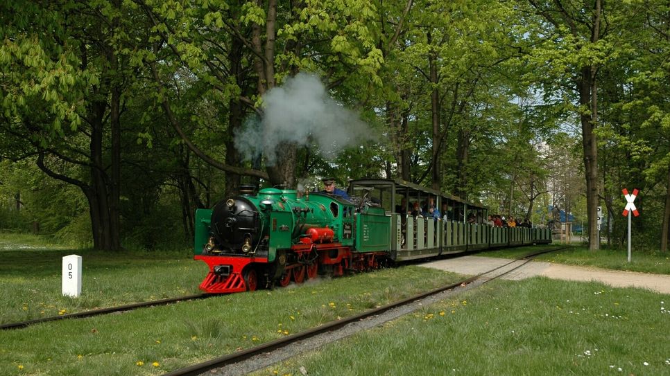Die Dresdner Parkeisenbahn. Foto: Archiv