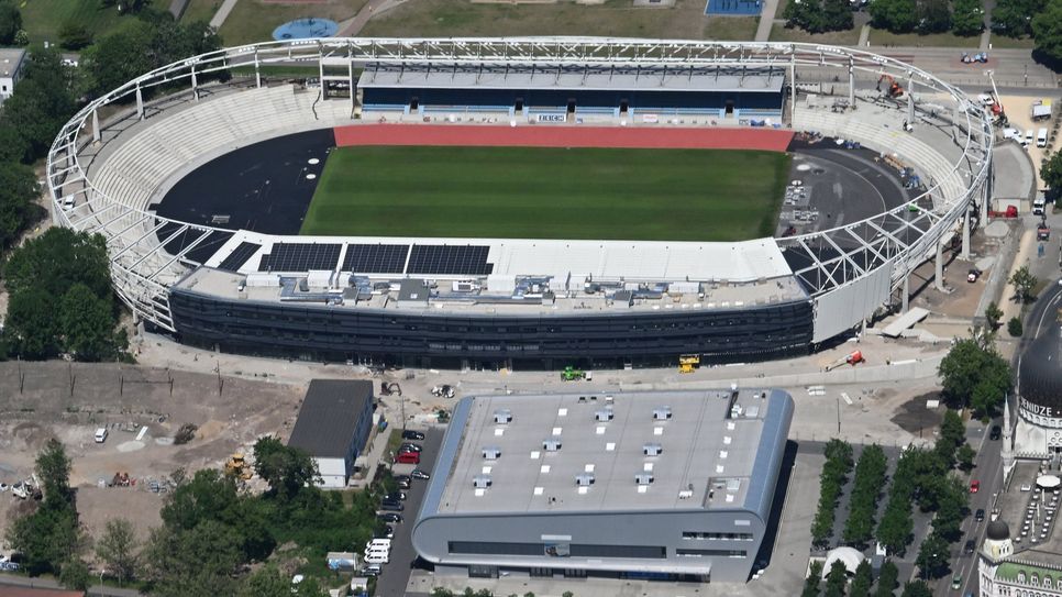 Das Heinz-Steyer-Stadion wird am 30. August mit einem internationalen Leichtathletik-Meeting eingeweiht.