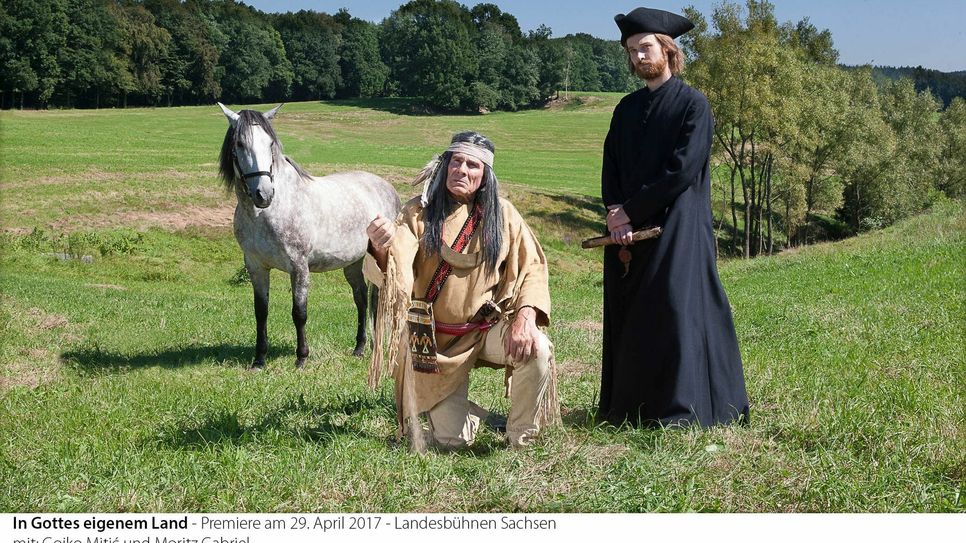 Gojko in einer Werbeaufnahme für das Stück. Foto: PR