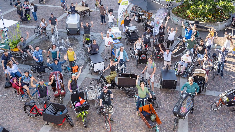 Am 3. September sollenzahlreiche Lastenräder die Innenstadt unsicher machen.