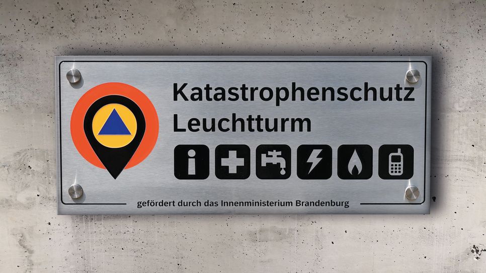 Katastrophenschutz Leuchtturm.