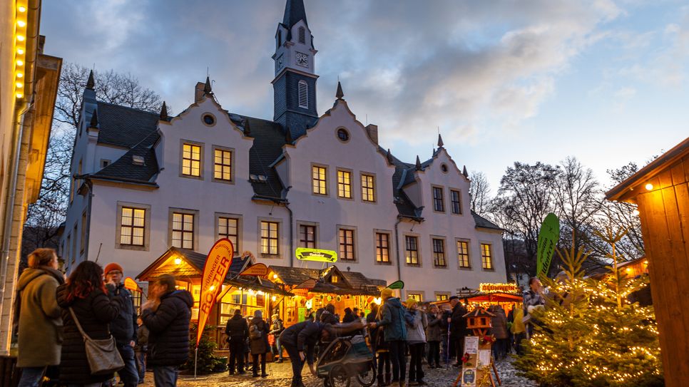 Freitaler Schlossadvent am Schloss Burgk.