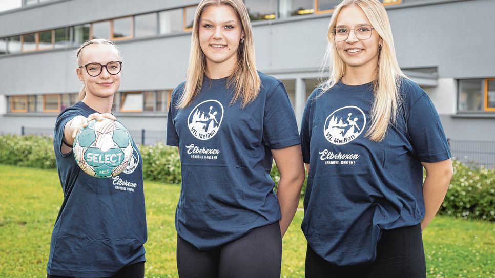 Lara Steglich, Franka Tschirske und Lisa Lange verstärken das team der Elbehexen.