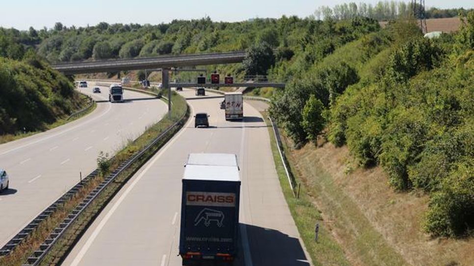 Die A 17 muss von Samstag (11. September) auf Sonntag gesperrt werden. Foto: Archiv