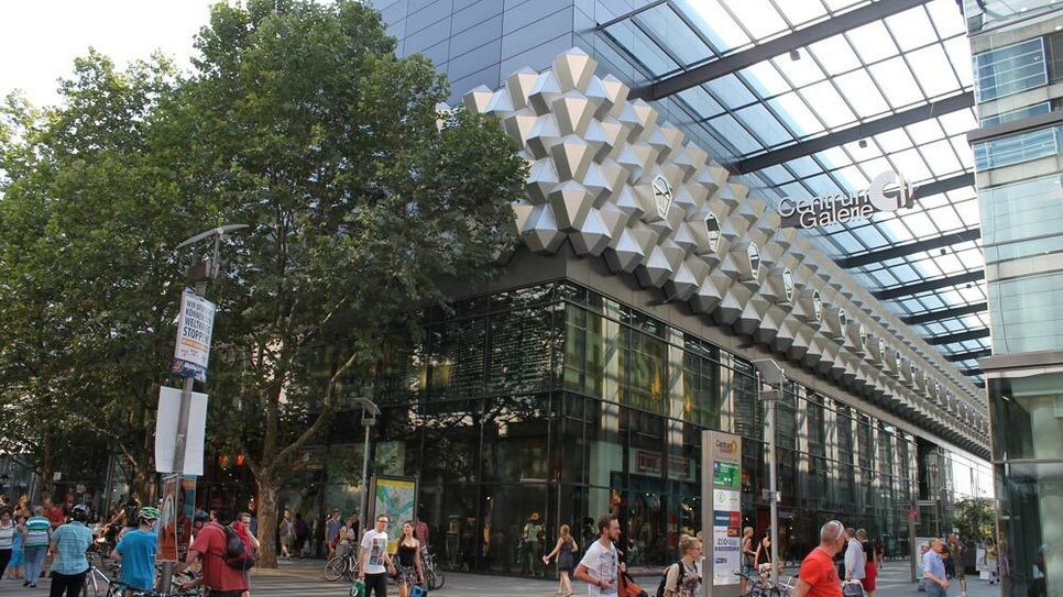 Die Außenansicht der Centrum-Galerie in Dresden. Foto: PR