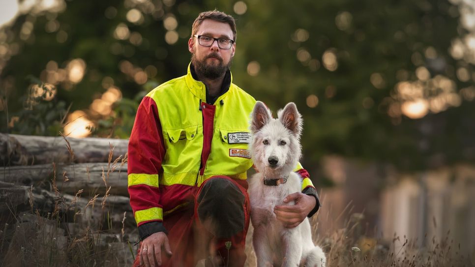 Andreas Förstemann ist Staffelleiter der Rettungshundestaffel.