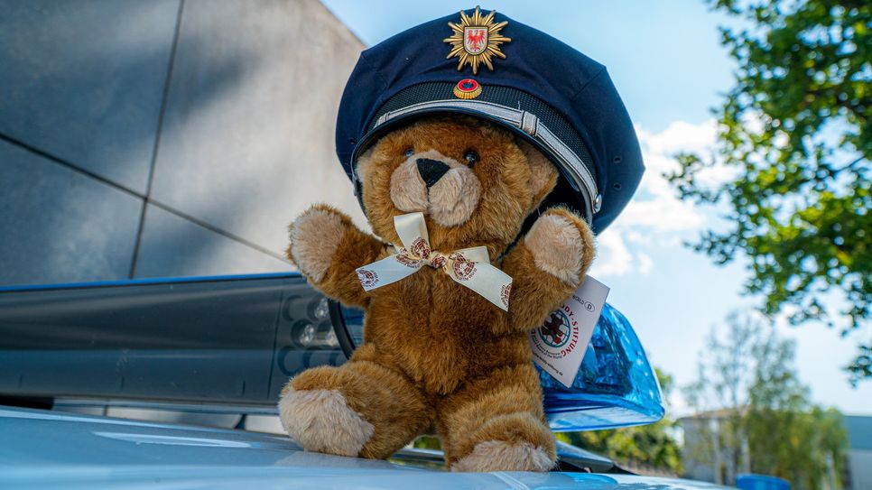 Ein Teddy kann Kinder in Notsituationen trösten.