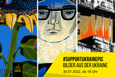 Die Ausstellung "#SupportUkrainePic - Bilder aus der Ukraine" wird bis Oktober gezeigt und kann zu den Öffnungs- und Veranstaltungszeiten der Rabryka kostenlos besucht werden.