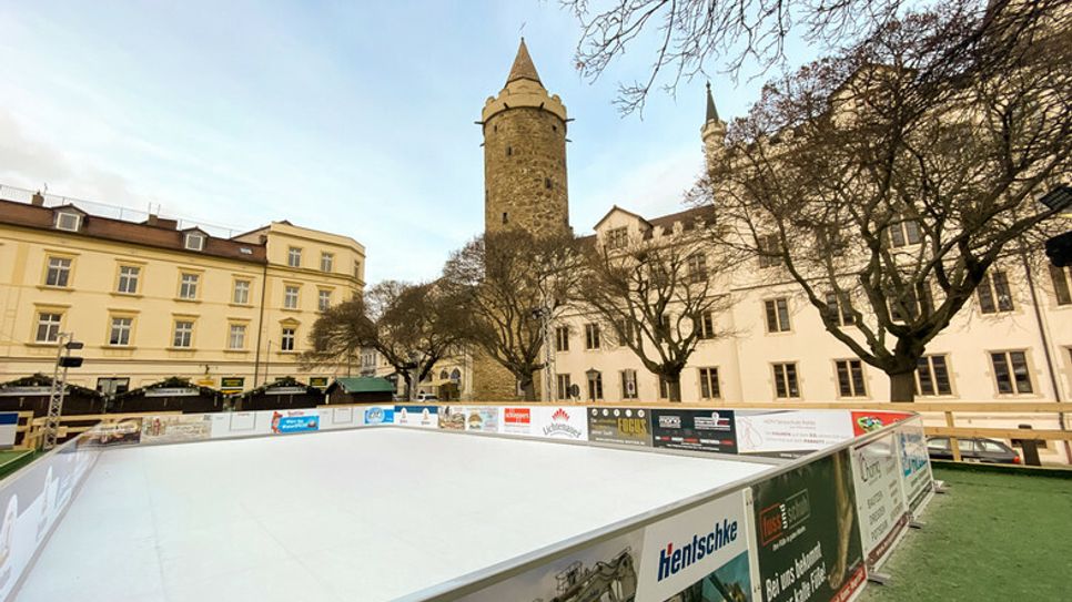 Die Eisbahn am Buttermarkt wird es dieses Jahr nicht geben. Für das kommende Jahr wird nach einem alternativen Standort gesucht.