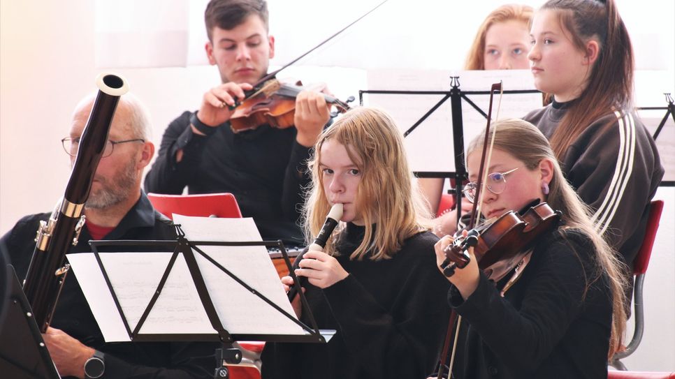 Schulübergreifende Musikwoche und ein Jubiläumskonzert.