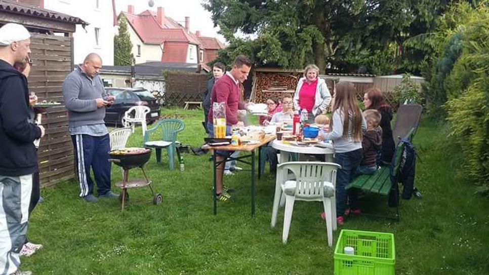 Gemeinsames Grillen...