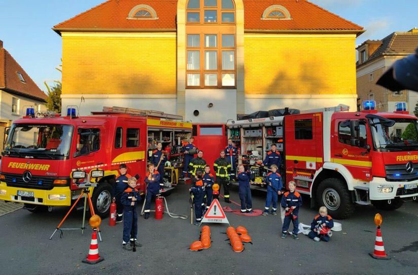 Jugendfeuerwehr der FFW Pirna-Copitz.