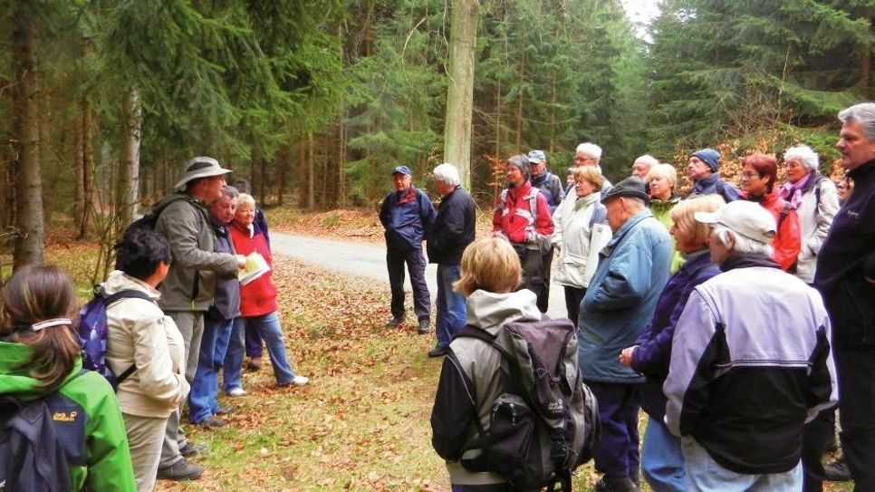 Wer mehr weiß, sieht auch mehr: der erfahrene Nationalparkführer Ralf Schmädicke versteht es, die Besucher zu fesseln und die Faszination der Nationalparknatur rings um die tiefen Gründe  bei Stadt Wehlen zu vermitteln. Foto: Archiv Ralf Schmädicke