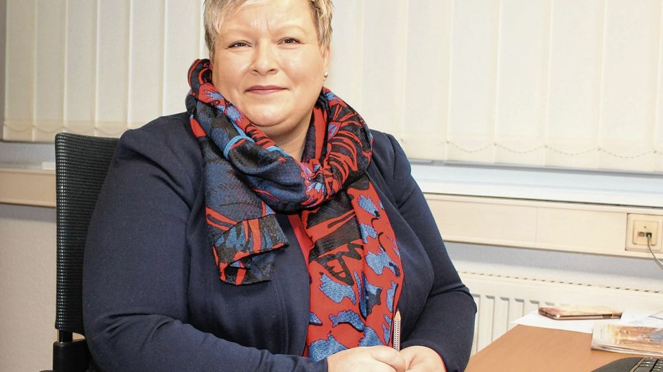 Seit über einem Jahr auf dem Chefsessel. Janine Schmidt löste 2019 die langjährige Geschäftsfüherin Sigrid Jähnichen ab. Foto: wit