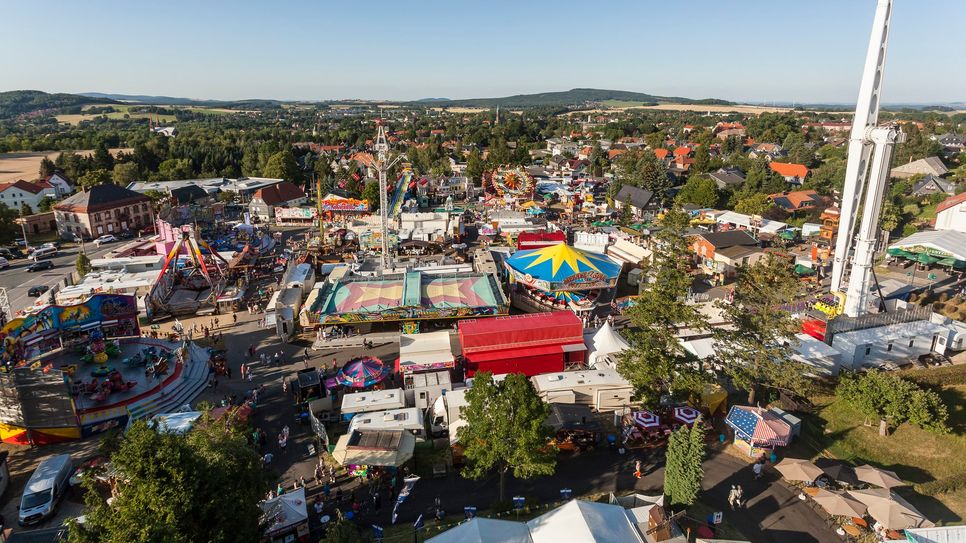 Der Jakobimarkt aus der Vogelperspektive