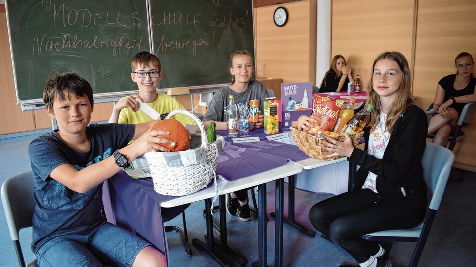 Schüler der 7. Klassenstufe konnten viel in Sachen Nachhaltigkeit und Klimaschutz lernen.