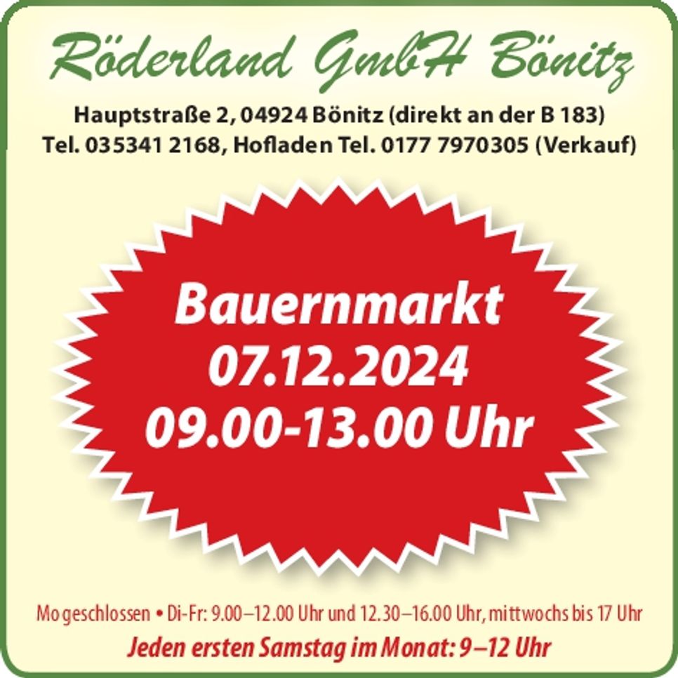 Röderland GmbH - Bauernmarkt 