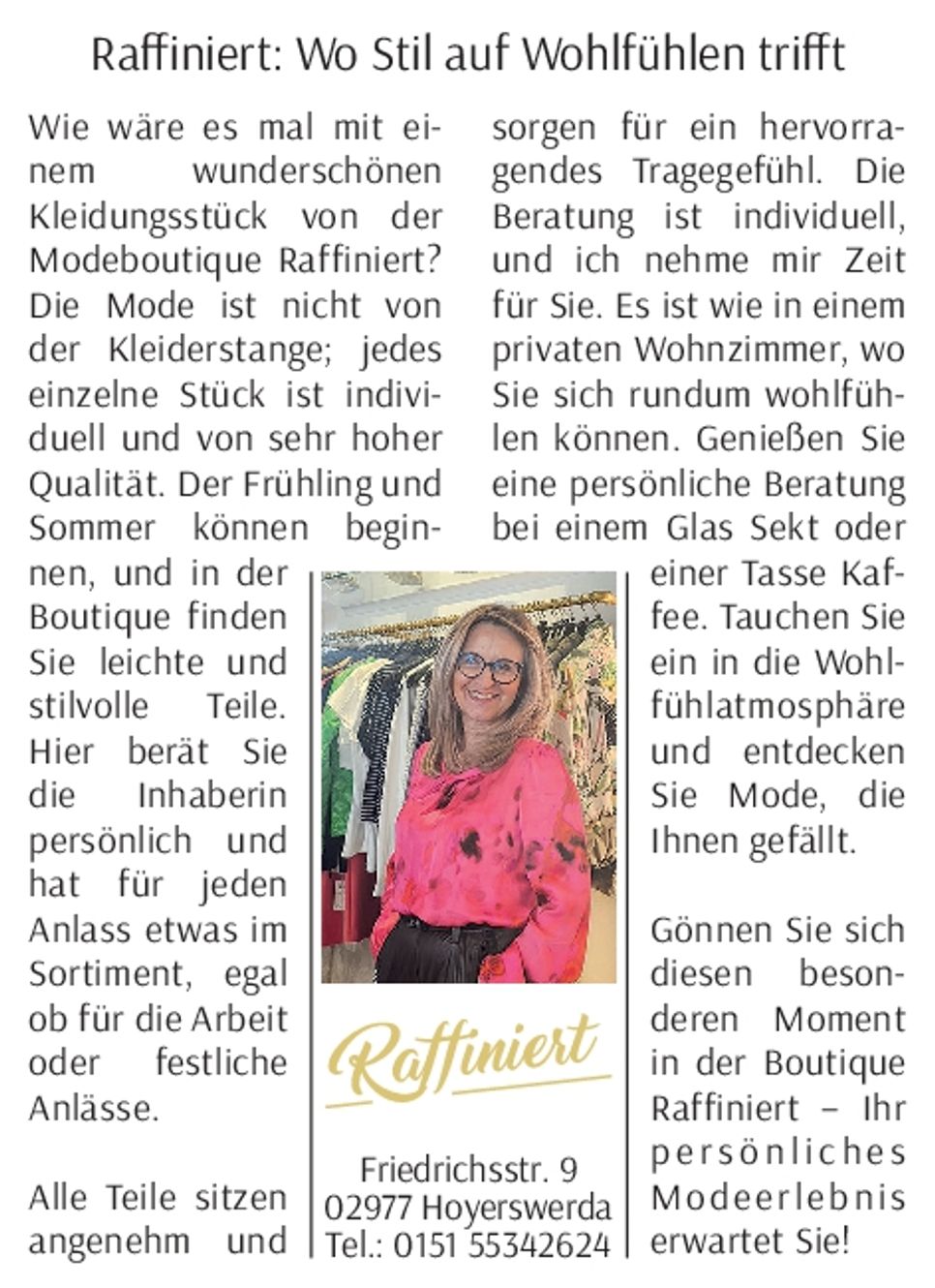 Damen Boutique Raffiniert