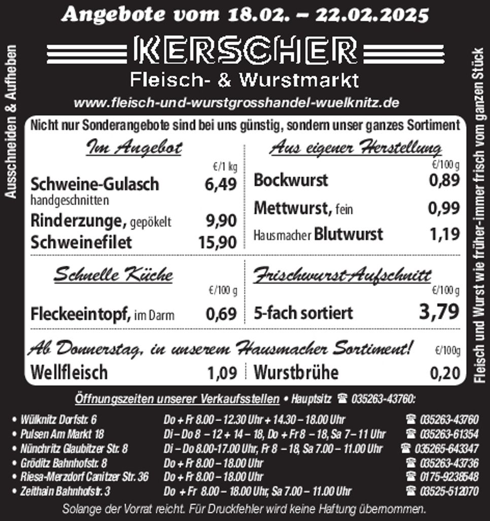 Fleisch- & Wurstmarkt