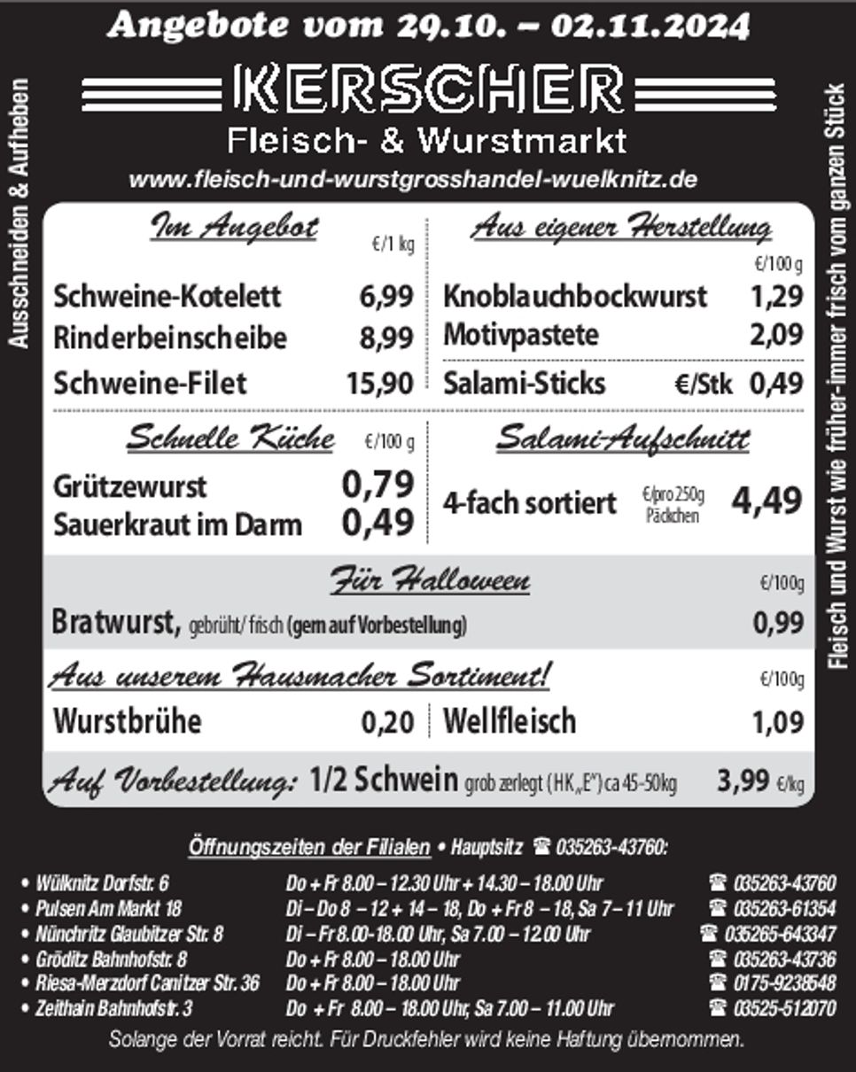 Fleisch- & Wurstmarkt