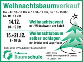 Weihnachtsbaumverkauf 2/60 SPN+CB