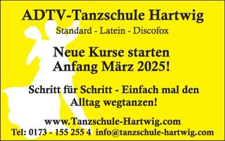 Tanzschule Hartwig - neue Kurse