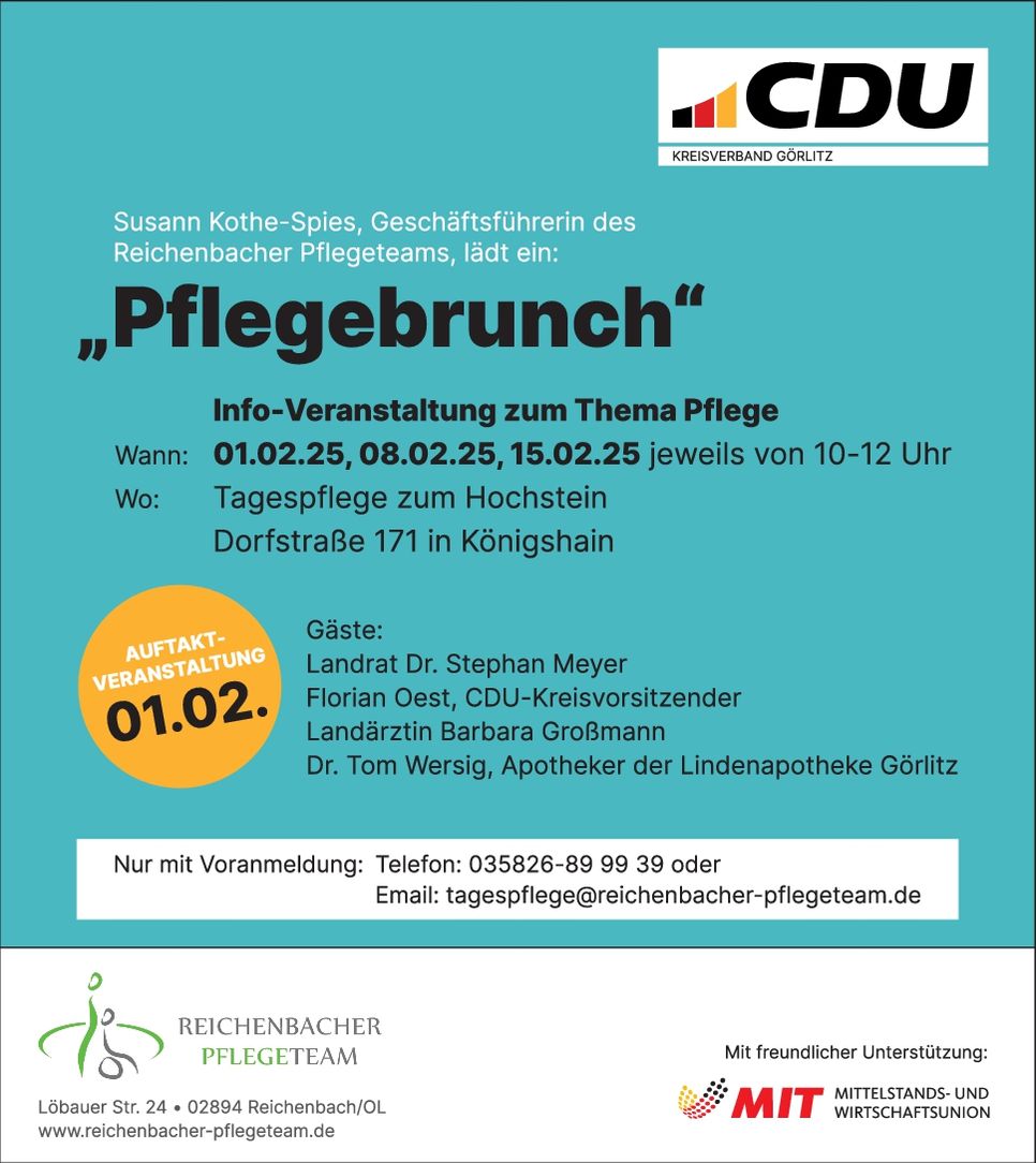 Veranstaltung Pflegebrunch