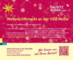 Weihnachtsmarkt_Lausitz Klinik Forst