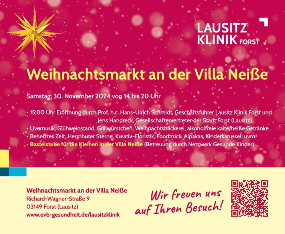 Weihnachtsmarkt_Lausitz Klinik Forst