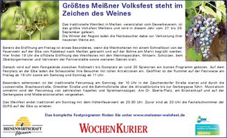 Präsentation Weinfest Meißen 