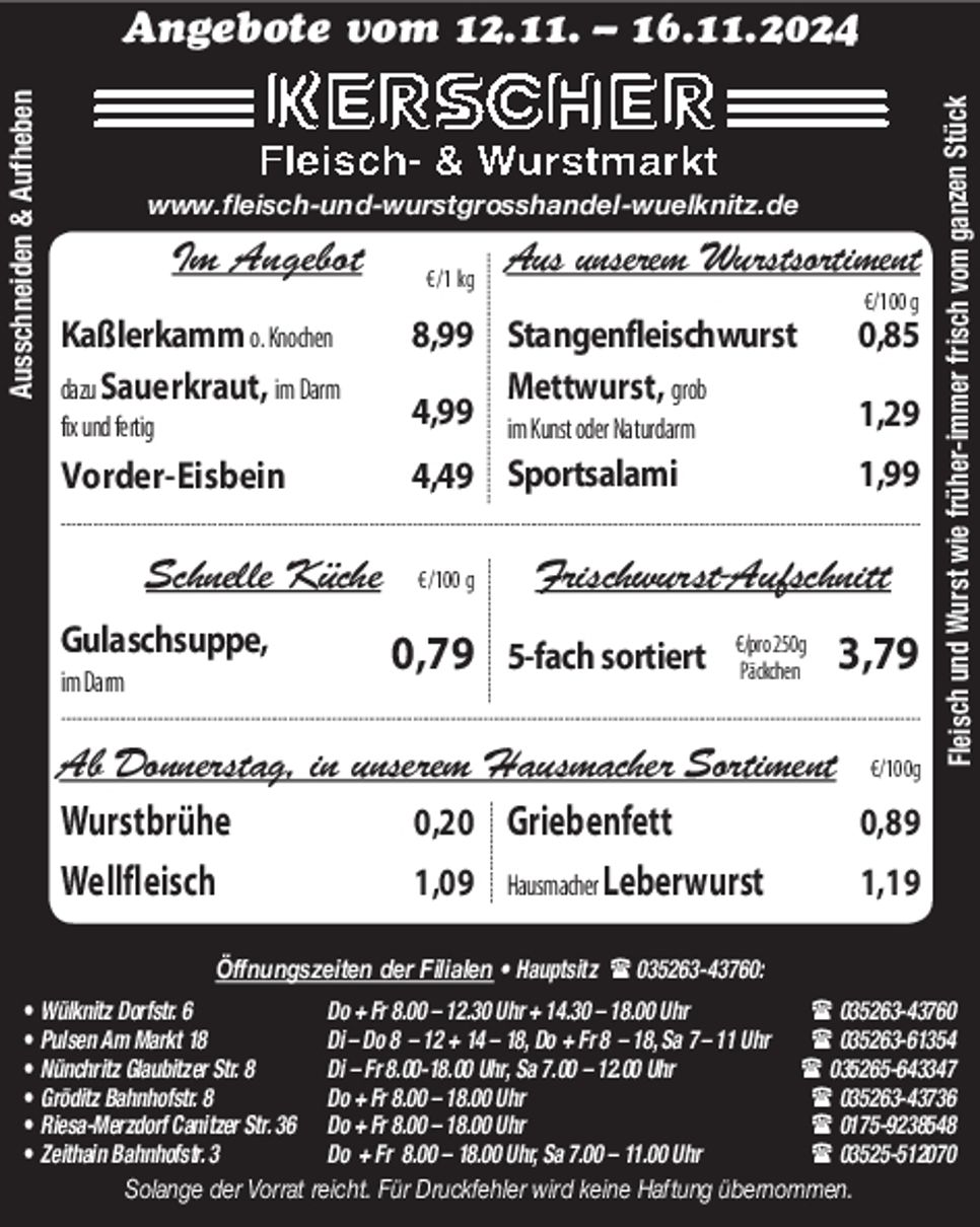 Fleisch- & Wurstmarkt