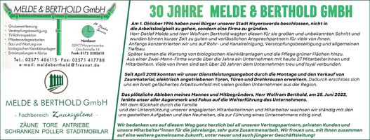 30 Jahre Melde und Berthold