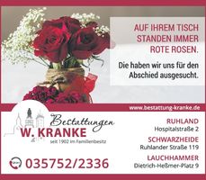 Bestattungen Kranke - Trauerseite