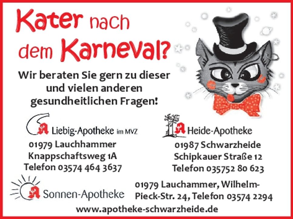 Heide-Apotheke - Karneval Schwarzheide