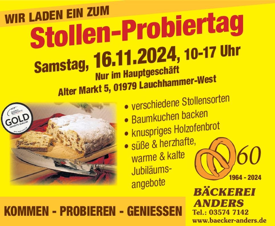 Stollen-Probiertag