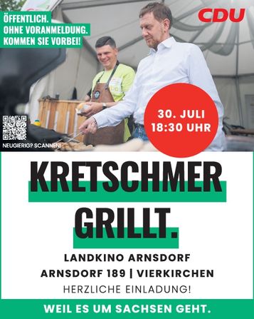 Veranstaltung Kretschmer grill- 30.Juli 