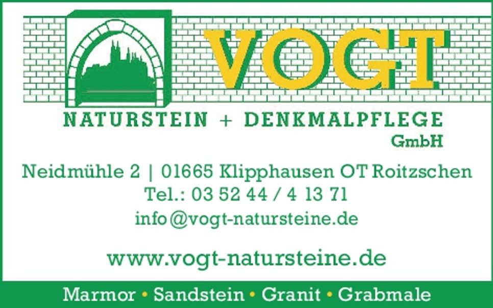 Vogt  Zeit des Gedenkens