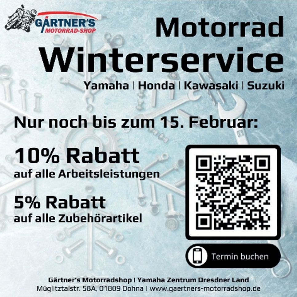 Motorrad Winterservice