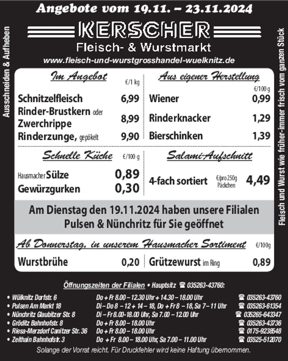 Fleisch- & Wurstmarkt