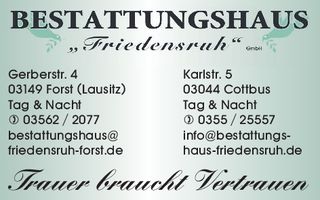 Bestattungshaus Friedensruh NEU 