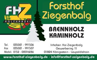 Forsthof Ziegenbalg Kamin-Brennholz