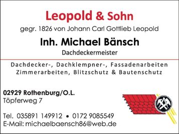 Dachdecker Leopold & Sohn