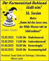 Programm Karneval 2025