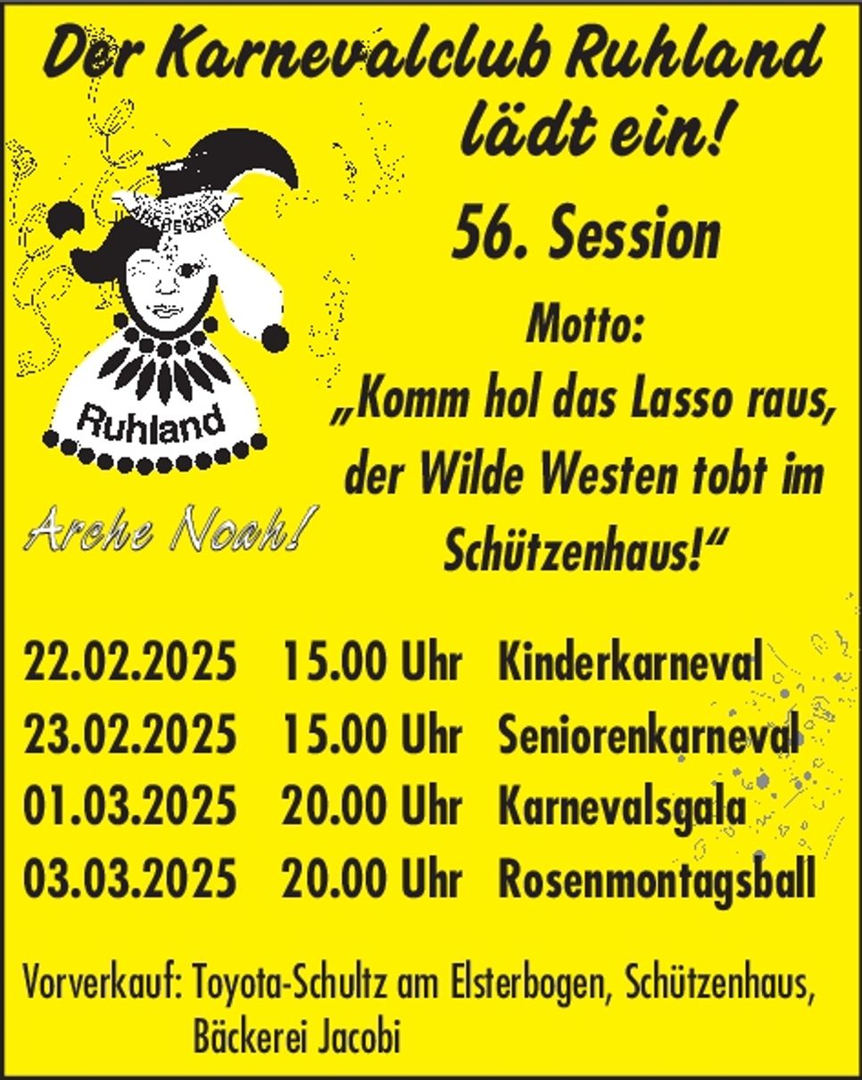 Programm Karneval 2025